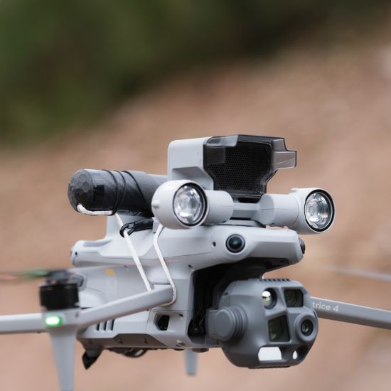 Dronavia Kronos M4 Paracadute MOC M2 + Terminatore FTS Esterno MOC 2511 per DJI Matrice 4 (certificato EASA C5)