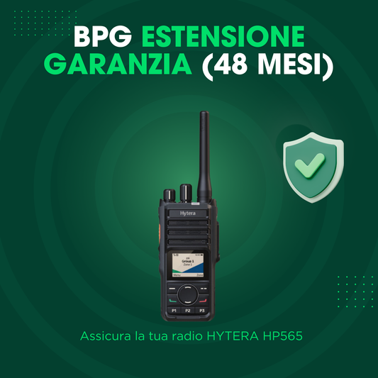 Servizio estensione garanzia 48 mesi (totale 4 anni) - Hytera HP565