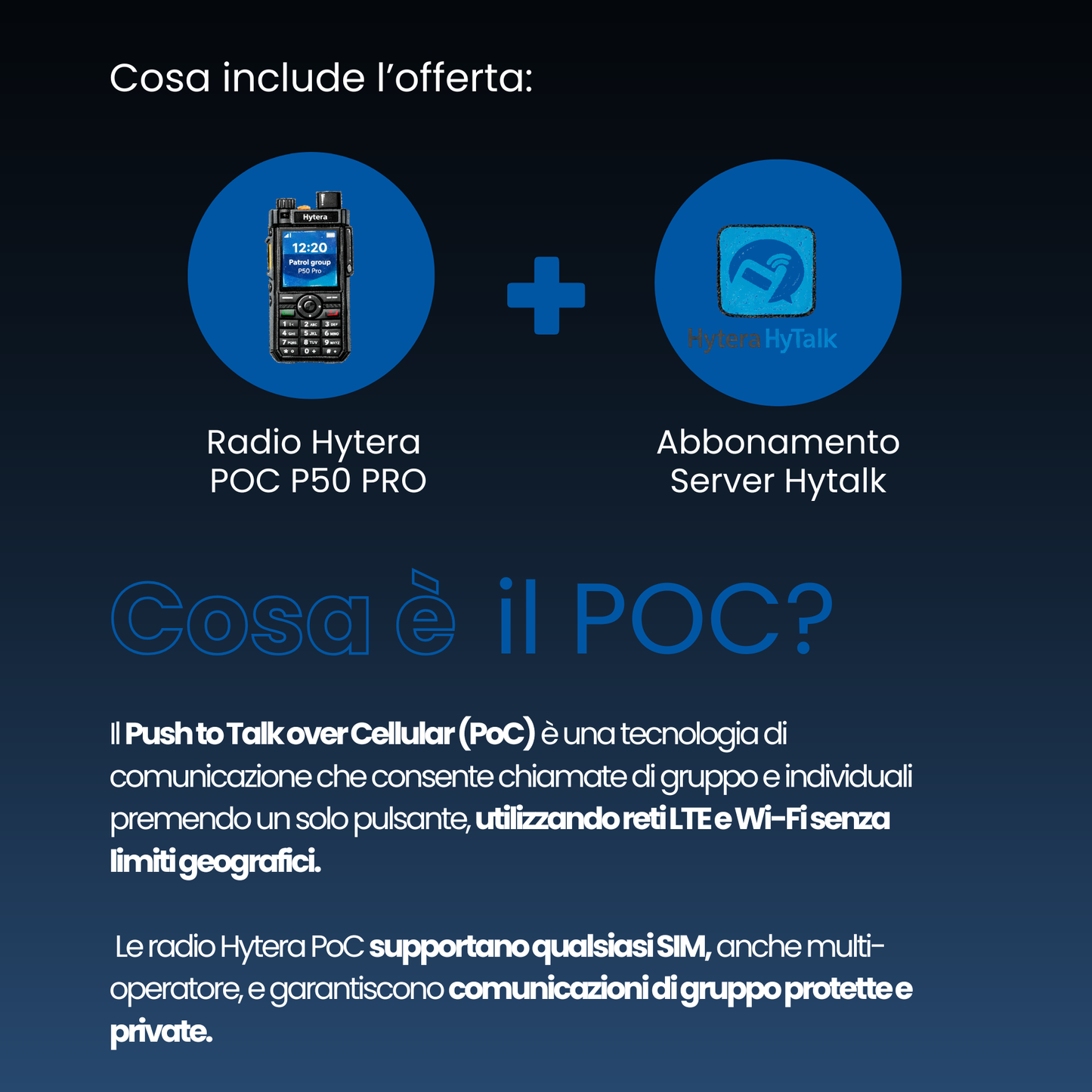 Hytera Radio POC P50 Pro