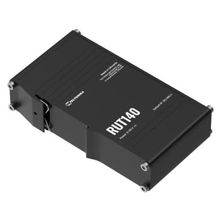 Teltonika RUT140 Industrial Router, Wi-Fi 2.4 GHz (b/g/n), 2x 10/100 ETH