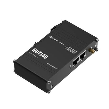 Teltonika RUT140 Industrial Router, Wi-Fi 2.4 GHz (b/g/n), 2x 10/100 ETH
