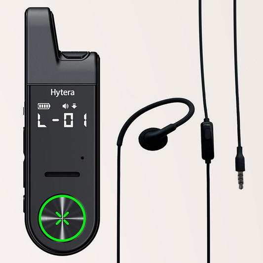 Hytera S1 Mini Ricetrasmettitore professionale di uso libero analogico PMR446 con auricolare