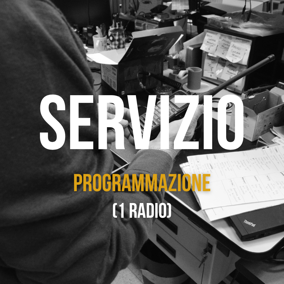 Servizio di programmazione - 1 radio