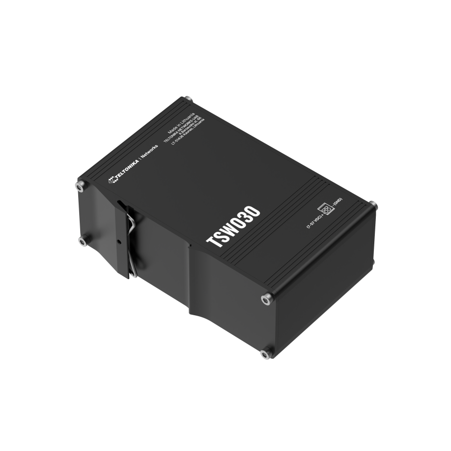 Teltonika TSW030 Industrial Switch Unmanaged, 8x 10/100 Mbps, 7..57 Vdc
